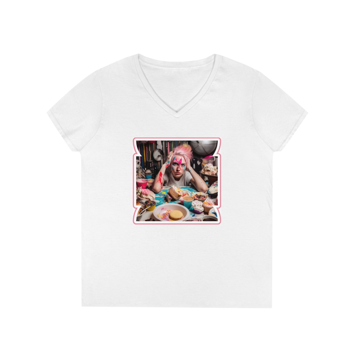 Ladies' V-Neck T-Shirt