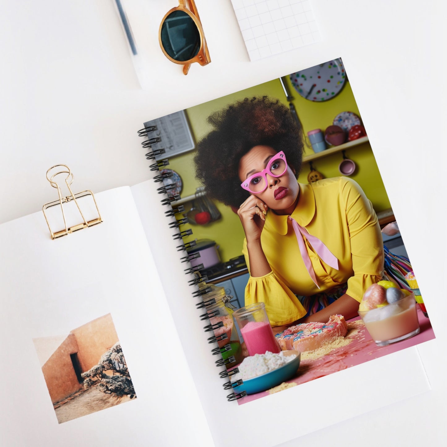 The Frazzled Baker - Spiral Notebook - Ruled Line