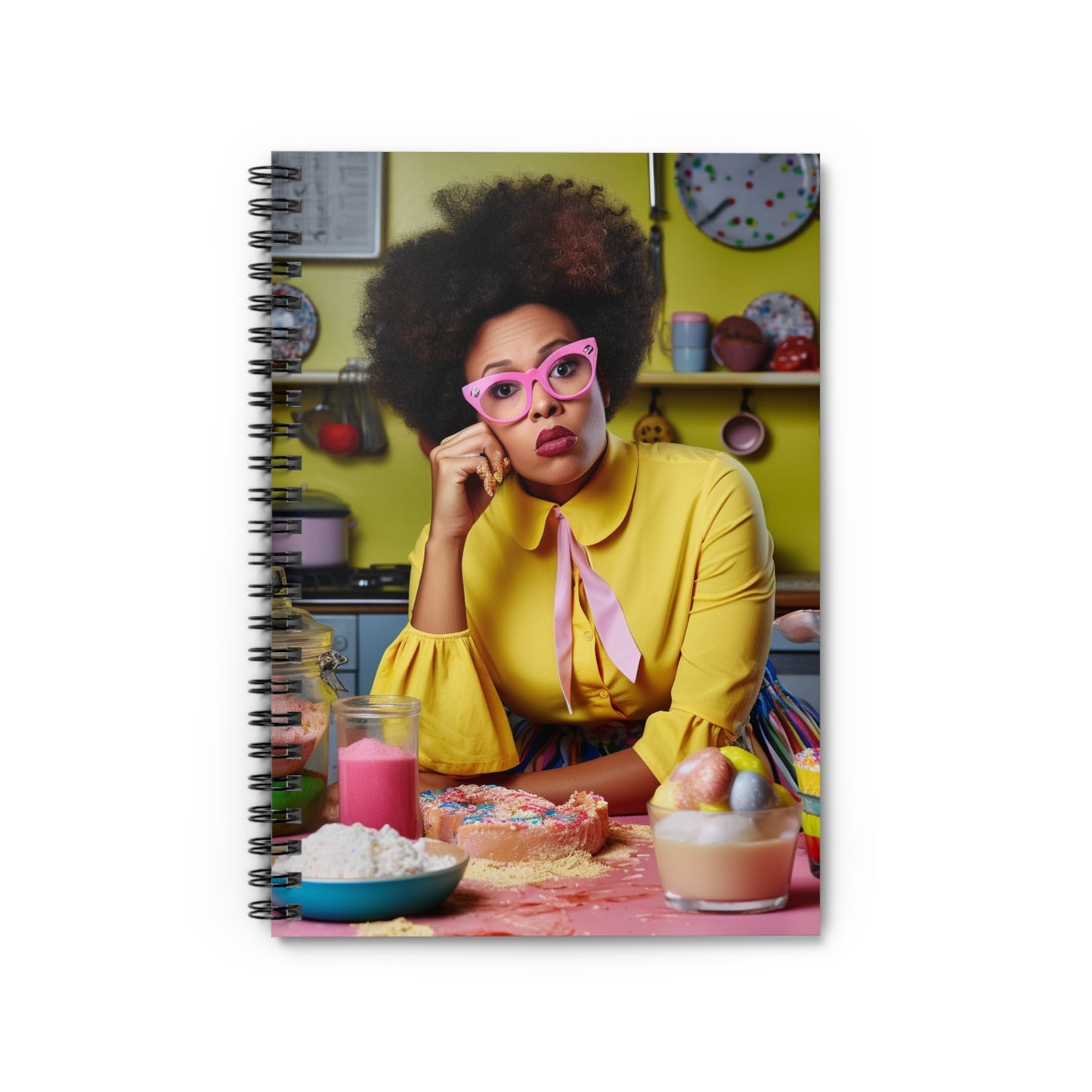 The Frazzled Baker - Spiral Notebook - Ruled Line