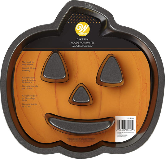 Wilton Halloween Jack-O-Lantern Fluted Cake Pan